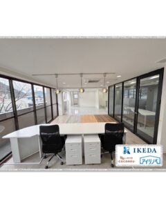 事務所　ショールーム受付　工事